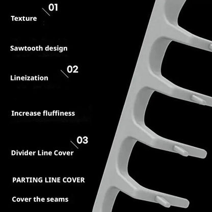 Texturizing Comb For Men, Men's Hair Styling Non-Slip Fluffy Texture Styling Comb, Salon Volumizing Texture Comb Root Lift Tool