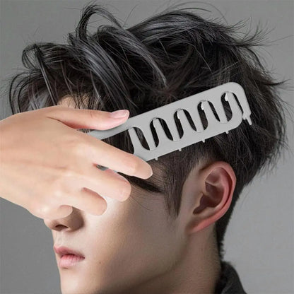 Texturizing Comb For Men, Men's Hair Styling Non-Slip Fluffy Texture Styling Comb, Salon Volumizing Texture Comb Root Lift Tool